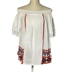 Crown & Ivy Curvy Off the Shoulder Short Sleeve Top Maternity Size 0X